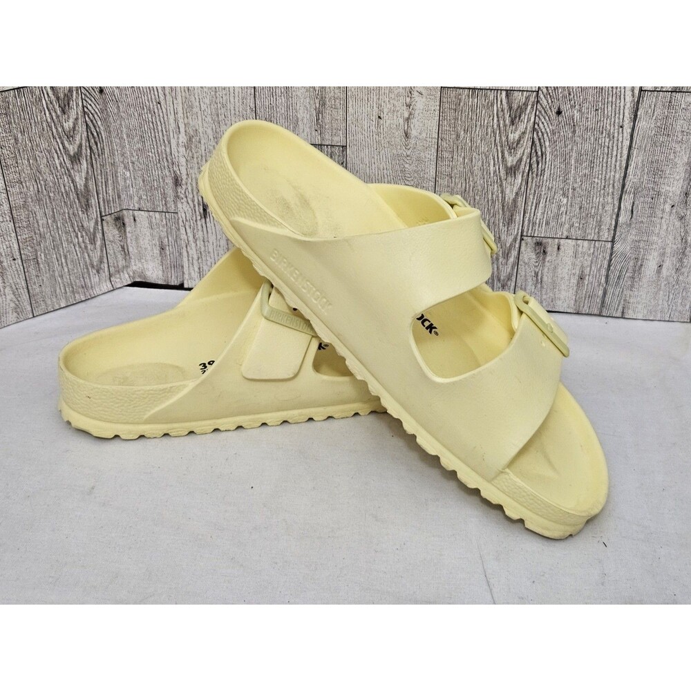 BIRKENSTOCK Arizona EVA Pop Corn Banana Yellow Flip Flop Sandals EU 39 US 8.5/9